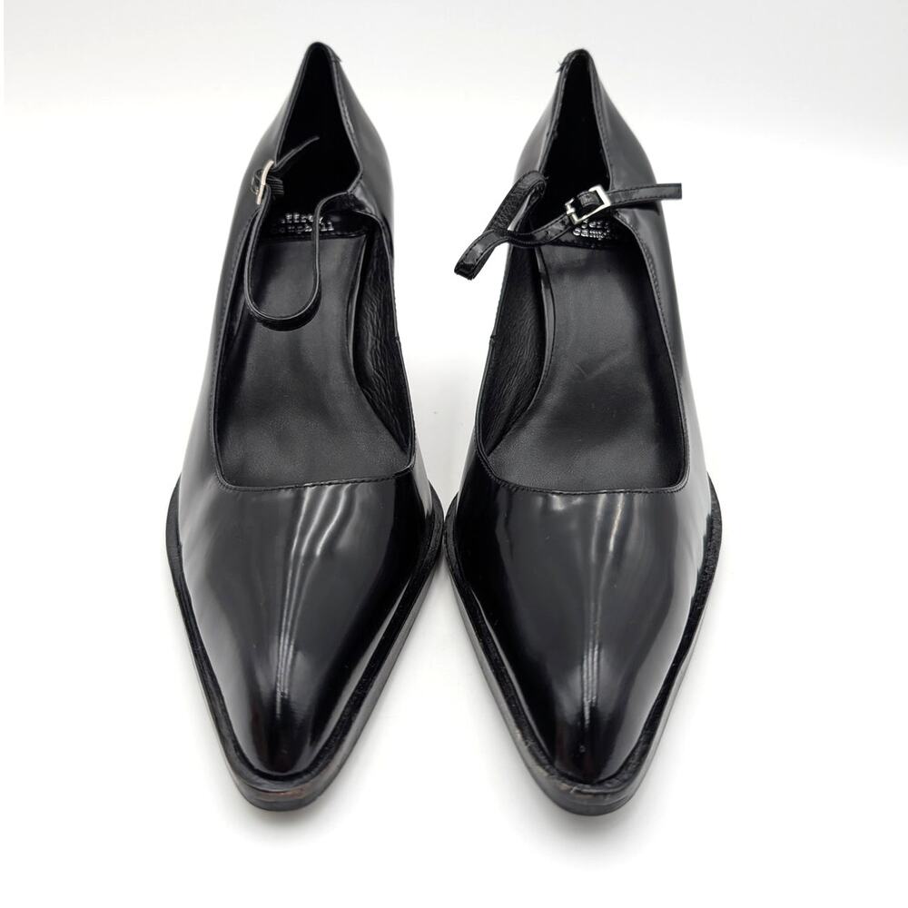 Jeffrey Campbell Pointed Toe Mary Jane Pumps Women's Black Size US10 EU40.5 - Picture 2 of 10